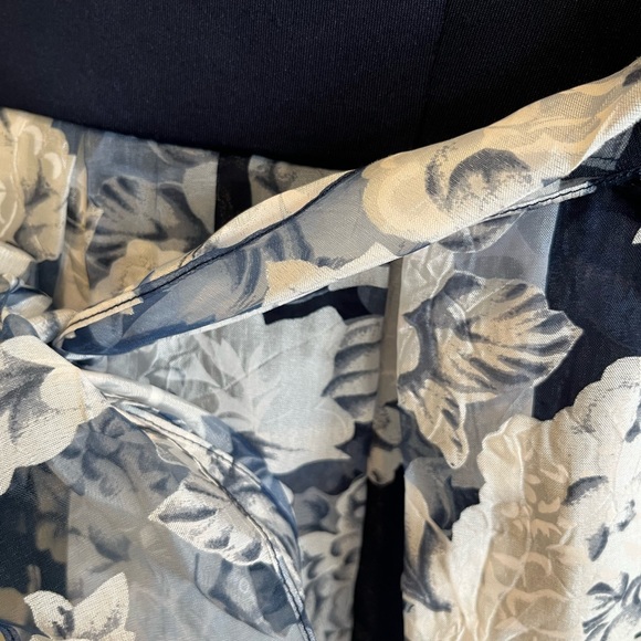 B Darlin Blue Floral Special Occasion Dress - Picture 4 of 6